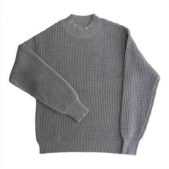 LONG WHARF SUPPLY CO. Sweaters - NEW LONG WHARF SUPPLY CO. women's rye seawell sweater in grey